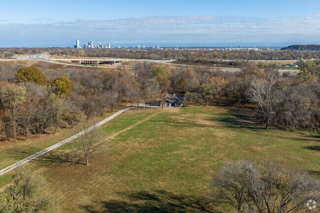 Many homes in Bruner have large lots.