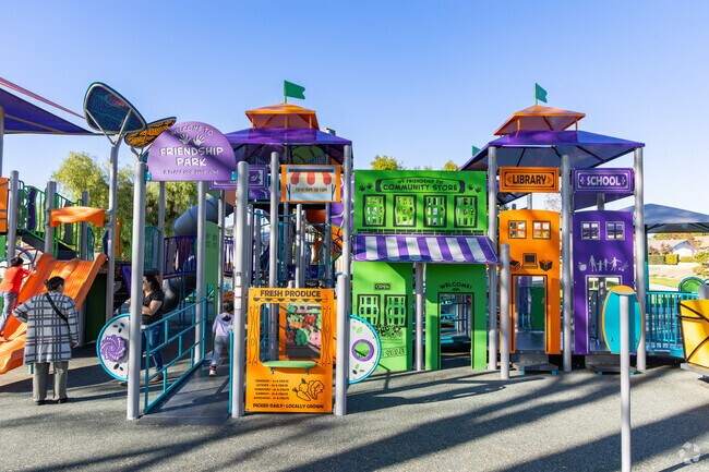 Friendship Park near Galaxie features a newly renovated playground.