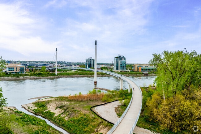 The Bob Kerry Pedestrian Bridge is a short drive from Northgate.