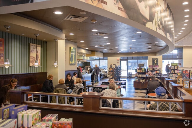 Grab a coffee at Starbucks inside Barnes and Noble at Deer Park Town Center.