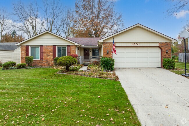 This ranch home in Fort Wayne's Lofton Woods shows pride in ownership with it's beautiful lawn.