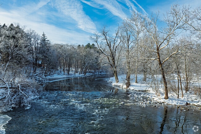 Rivers near Caledonia Township homes offer scenic views and outdoor recreation.
