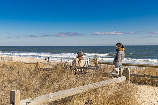 Bay Head has easily accessible beach ramps and benches to enjoy the ocean breeze.