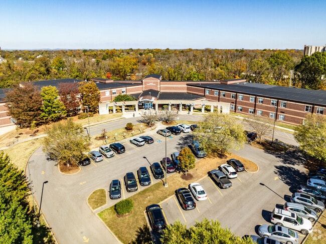 Aerial view of Croft Design Center Prep Middle School.