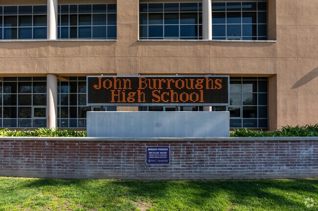 John Burroughs High School serves grades 9-12 in Burbank, CA.