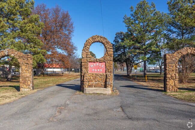 Maple Park is where residents of Central Wagoner enjoy the outdoors.