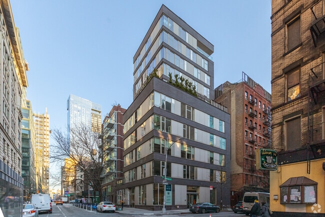 An example of a condo building is in Hudson Square.