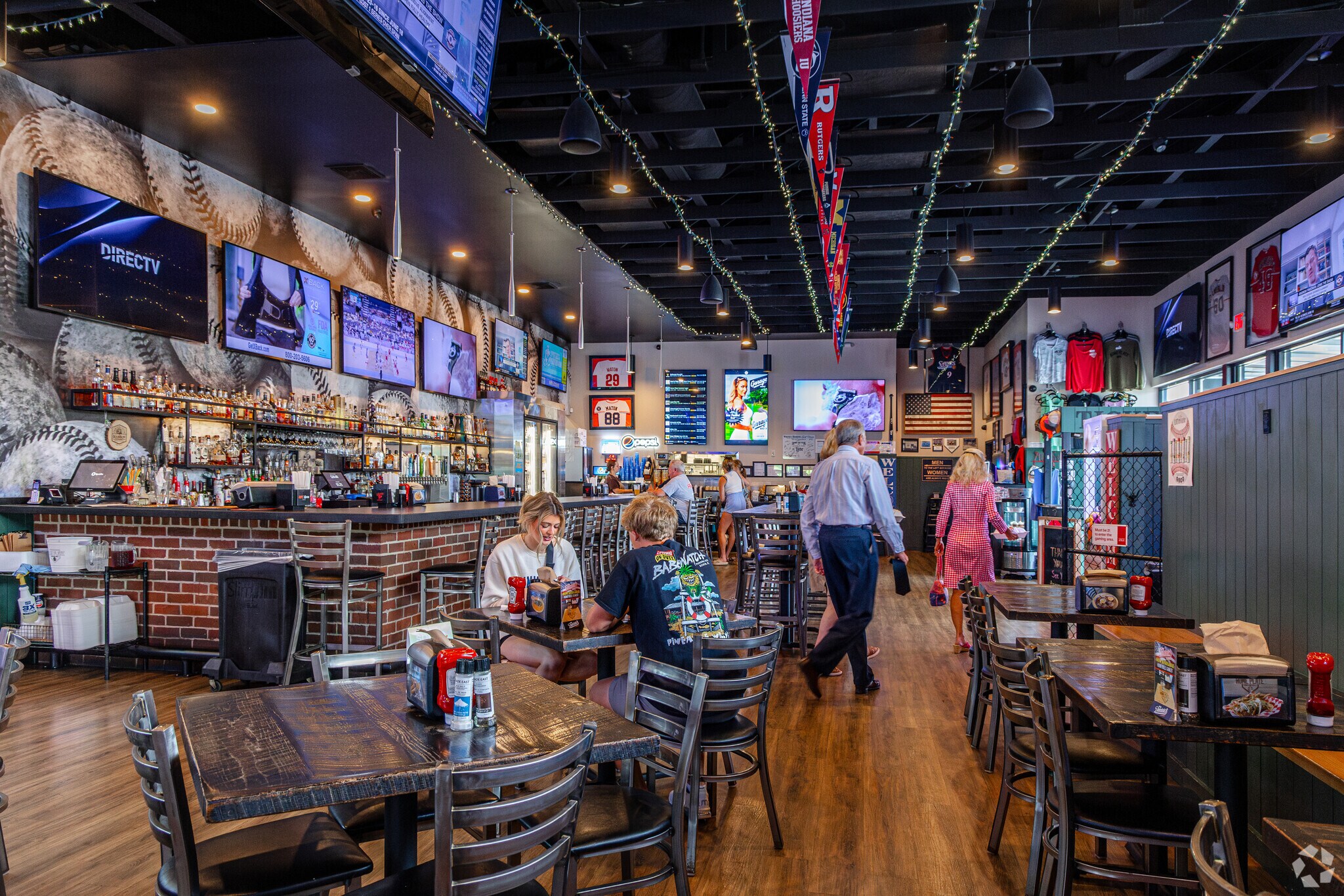 For more casual fare, Home Plate Bar and Grill in West Koke Mill serves classics like hotdogs.