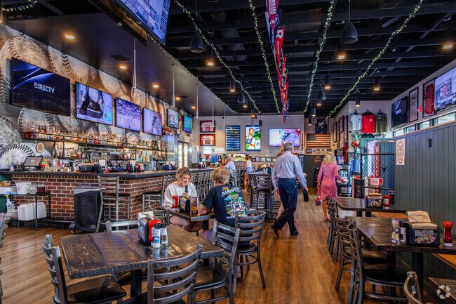 For more casual fare, Home Plate Bar and Grill in West Koke Mill serves classics like hotdogs.