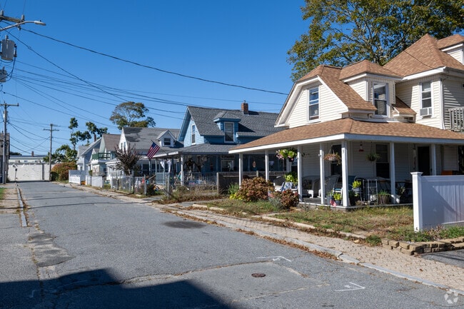 Residents enjoy front porches and walkable streets in Onset’s bungalow neighborhoods.