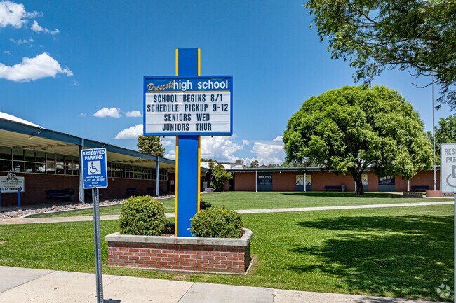 Students and teachers are proud to be at Prescott High School.