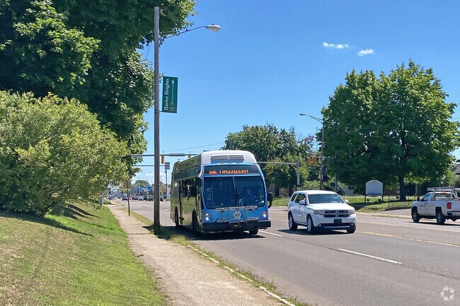The Fairgounds neighborhood offers residents public transportation options.