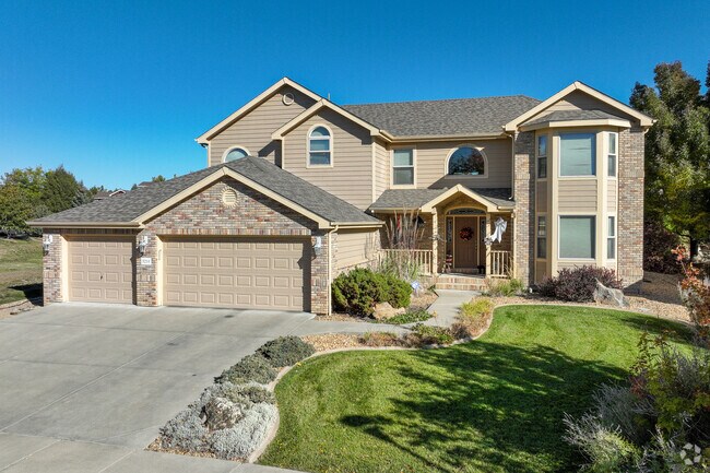 These custom designed homes in Fossil Ranch are located in the foothills of the Rockies.