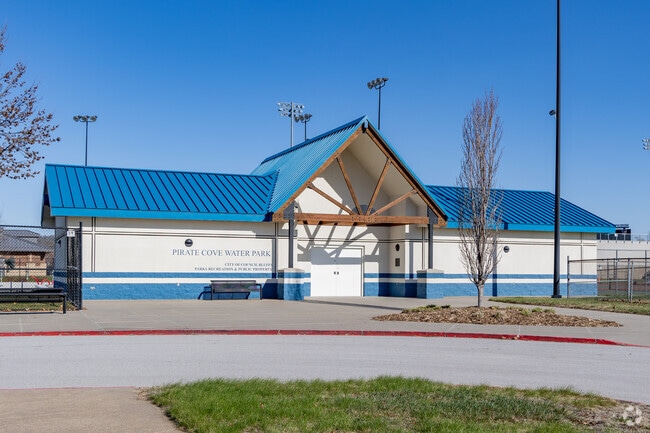 Stan Bahnsen Park residents visit Pirate Cove for fun in the sun during the summer months.
