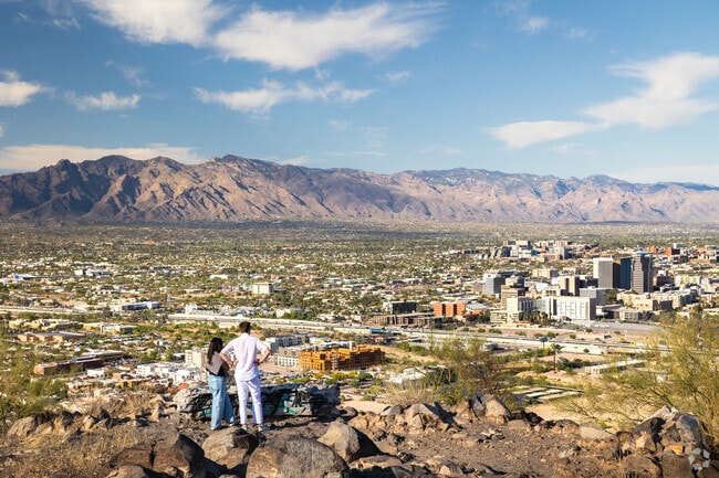 Residents of Kroeger can climb Sentinel Peak for panoramic views of the Tucson area.