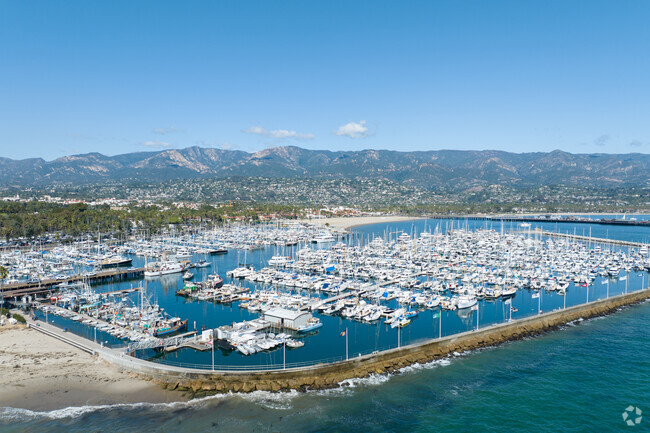 Experience the marine life at the Santa Barbara Harbor in West Beach.