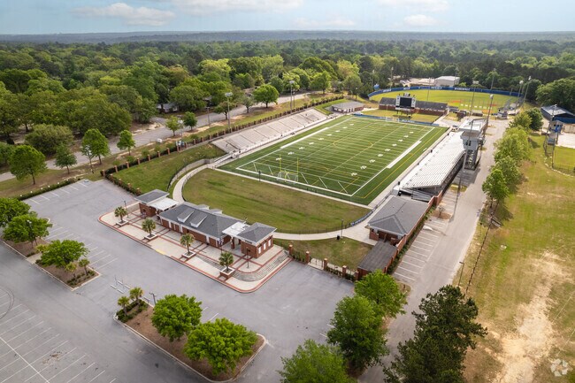 Local high school football teams benefit from playing at Memorial Stadium in Forest Acres.