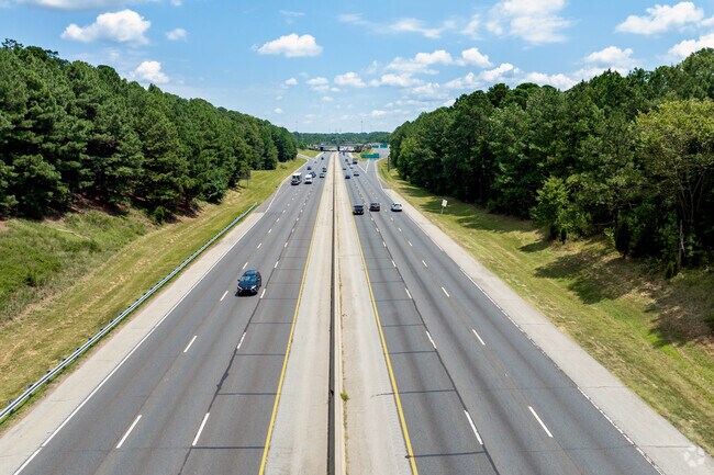 Raleigh-Durham International Airport is just over 5 miles away on Interstate 40.