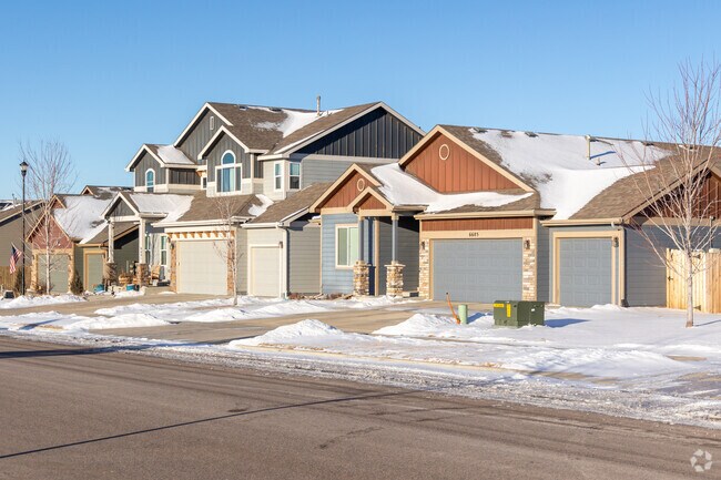 The home sizes and styles vary in Frederick.