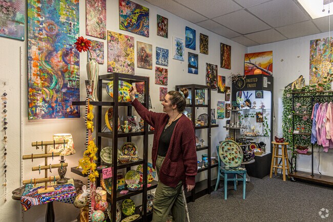 Superbloom Studios, in Willoughby, offers handmade goods and metaphysical services.