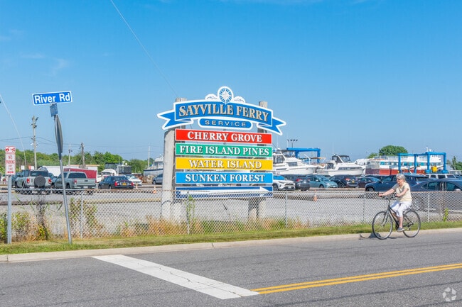 Sayville Residents can take a day trip to Fire Island from one of the many ferry launch points.