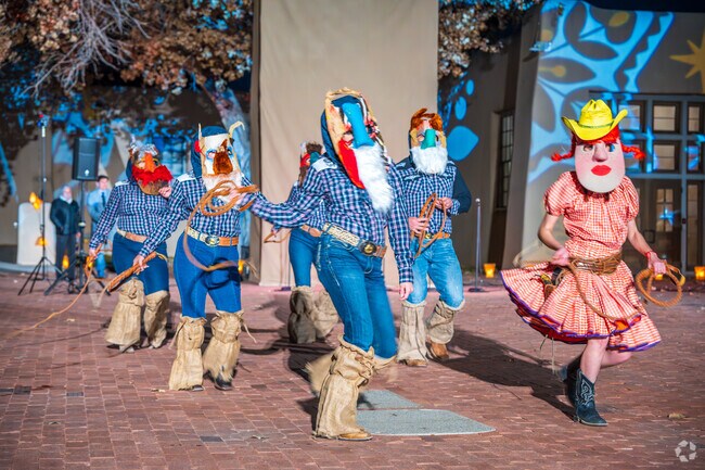 A local dancing troupe performs at the 1st Annual Luminito Celebration.