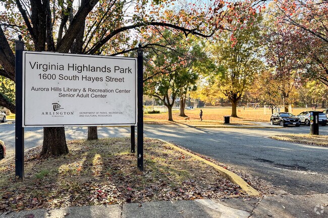 Through the gateway of Aurora's embrace, Virginia Highlands Park is a beautiful spot.
