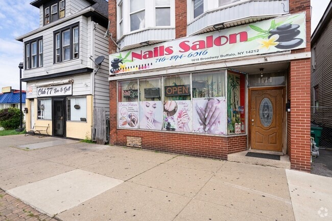 Broadway serves as a hot spot for local businesses, including salons.