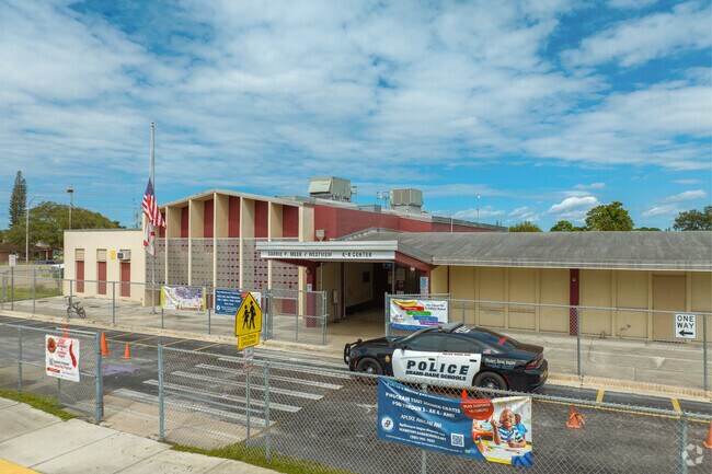 Carrie P. Meek/Westview K-8 Center serves families in the Westview community.