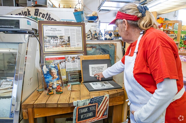 Many establishments, like Urbaniak Brothers in Trinity Park, have been in business for 100 years.