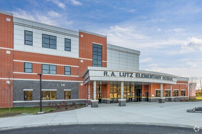 The first day of learning at the new R. A. Lutz Elementary School will be January 8, 2024.