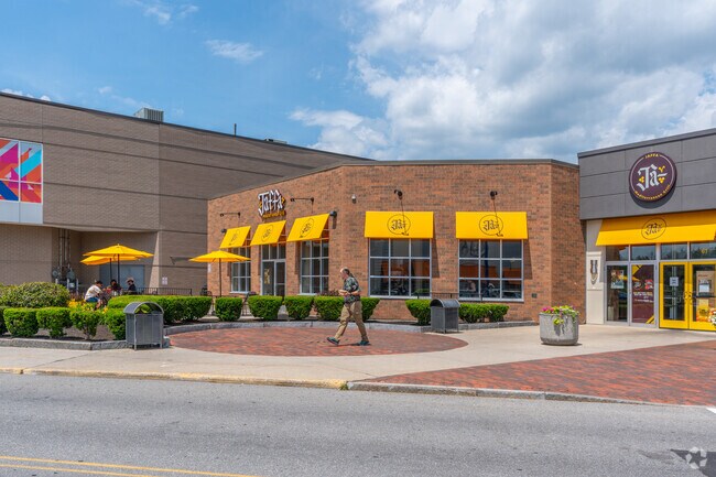 Enjoy some delightful food from Jaffa Mediterranean Grill at the nearby Maine Mall.