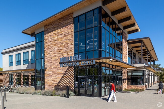 The Millbrae Recreation Center offers modern amenities for fitness and community events.