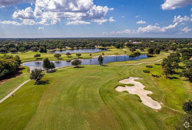 Practice your swing at the golf course at Lakewood Ranch.