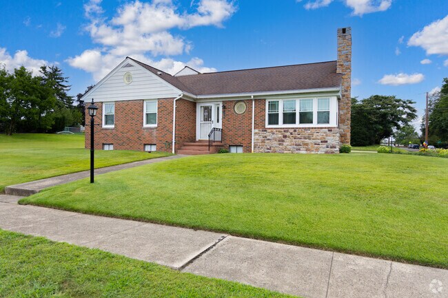 Sidewalks thread through Washington Township neighborhoods.
