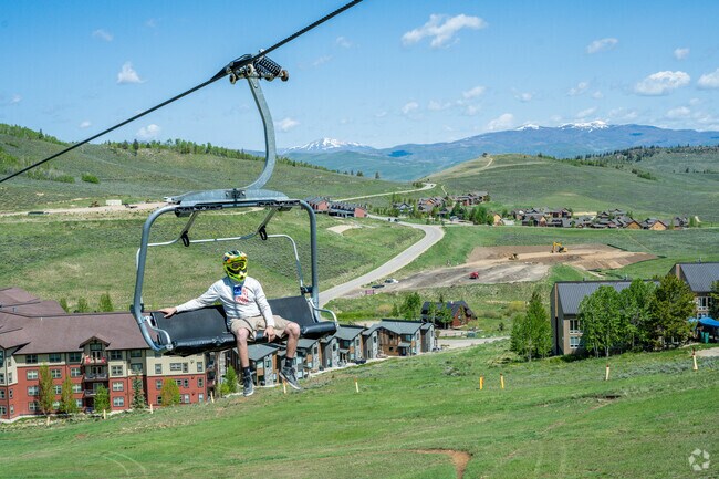 Granby Ranch opens up its ski lifts during the summer to access its trails for hiking and biking.