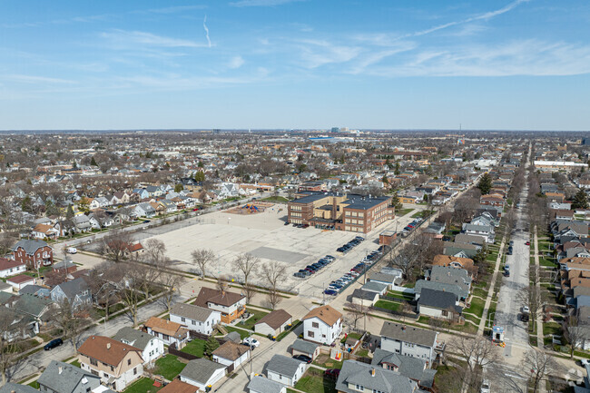 Jefferson Elementary School is nestled within West Allis homes.