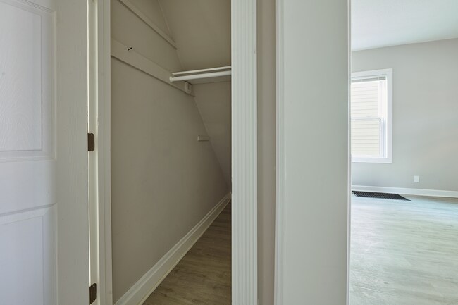 First floor bedroom closet