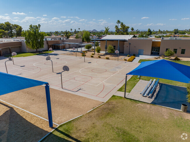 Catch a game of basketball at Acacia Elementary School.