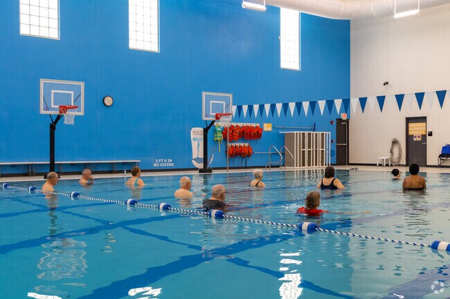 Elderly Glenwood residents attend aquatic therapy classes at the Ascension St. Vincent YMCA.