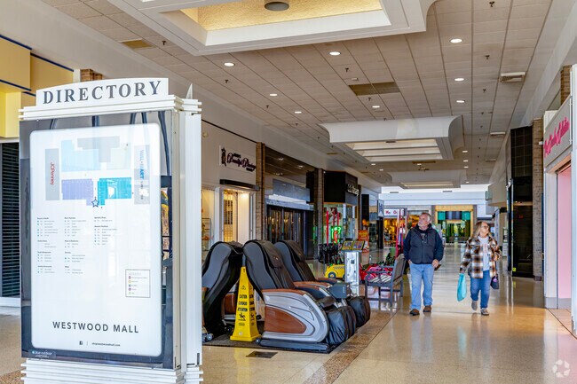 Jackson's Westwood Mall features an array of outlets and boutique stores for West Ganson shoppers.