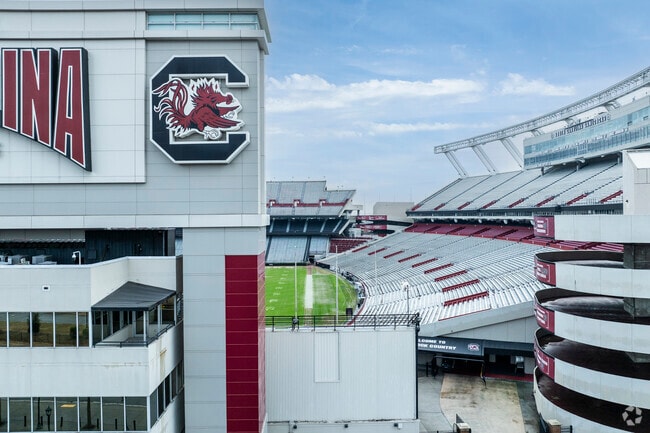 Williams–Brice Stadium, popularly known as Willy B, is a football stadium in Columbia.