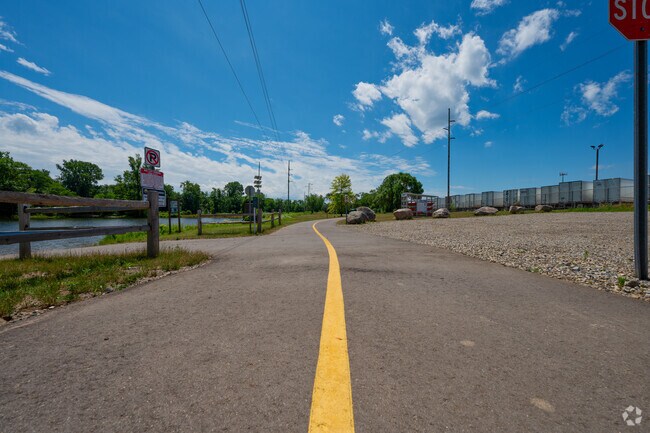 The Kalamazoo River Valley Trail can be accessed in Verberg Park in Burke Acres.