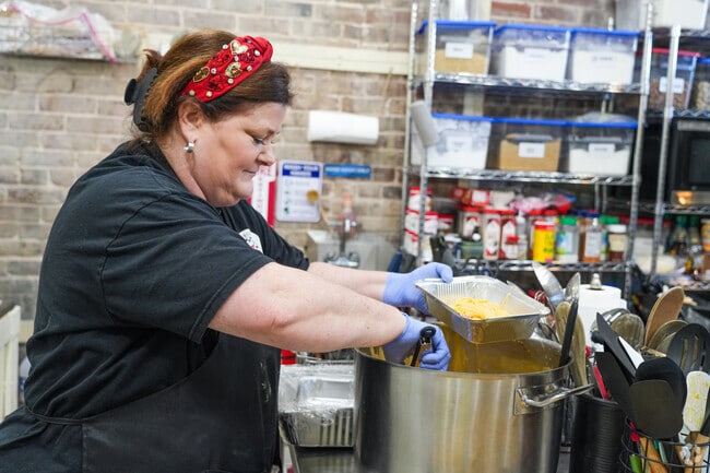 Catering by Cathy offers to-go casseroles to patrons in Clinton.