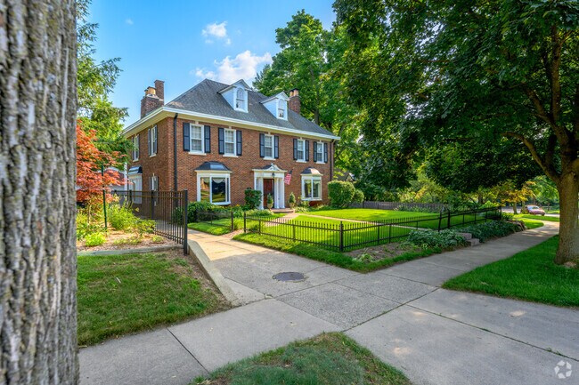 A stately Georgian-style home awaits its owner in West Main Hill.