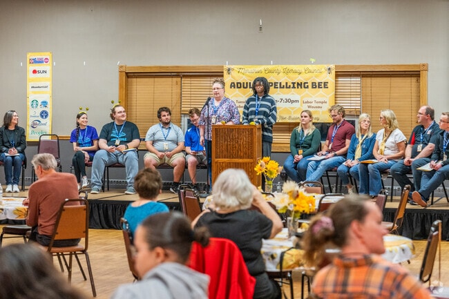 The Annual Adult Spelling Bee takes place just up the road from Southwest Jones.
