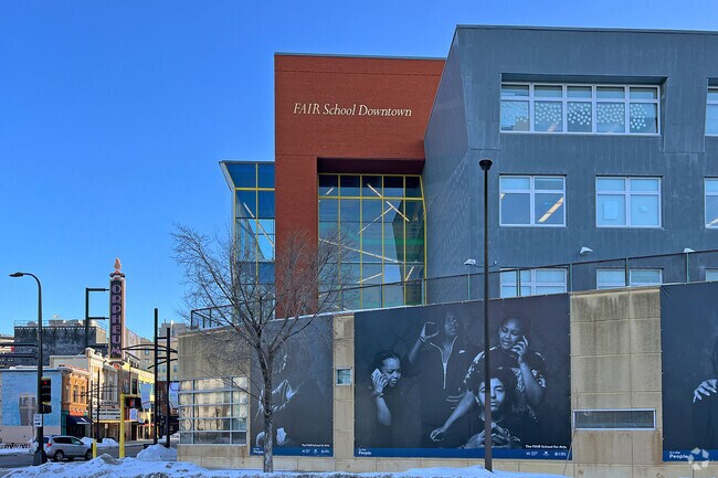 FAIR School Building entrance.