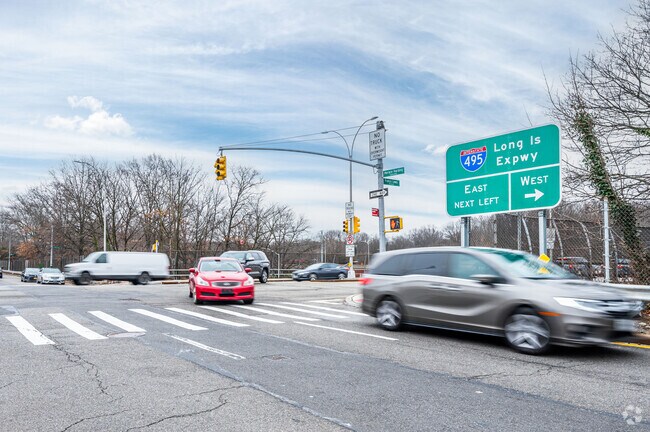 I-495 or LIE is nearby and a major highway that runs through Fresh Meadows.