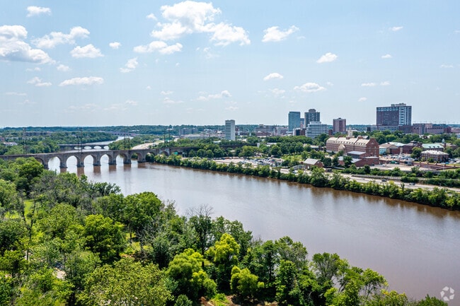 Highland Park borders the Raritan River near New Brunswick.