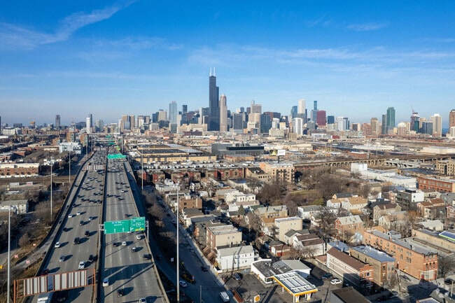 Downtown Chicago is just 35 miles from New Elliott.